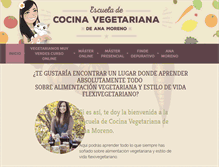 Tablet Screenshot of flexivegetarianos.com